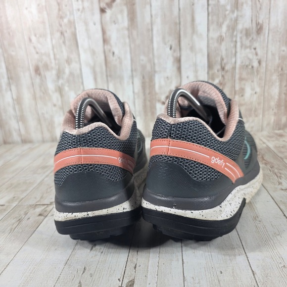 Gravity Defyer G-Defy Women 10 XW Grey Coral VersoShock Walking Shoes - Picture 3 of 8